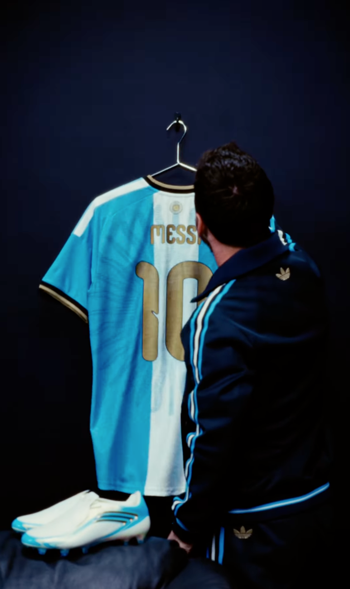 Messi offered fans their first close look at the commemorative shirt in a social media video shared on September 21.