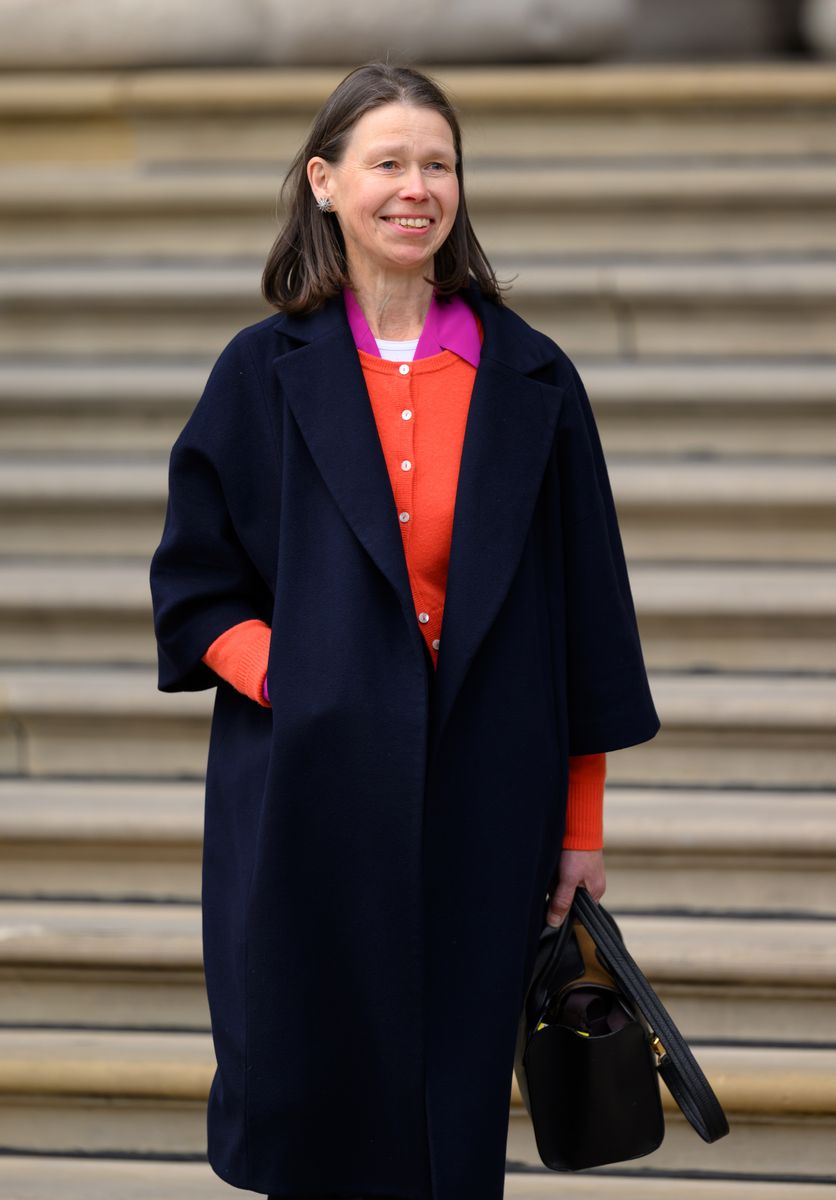 Lady Sarah Chatto, the favorite niece of Elizabeth II, also attended the tribute.