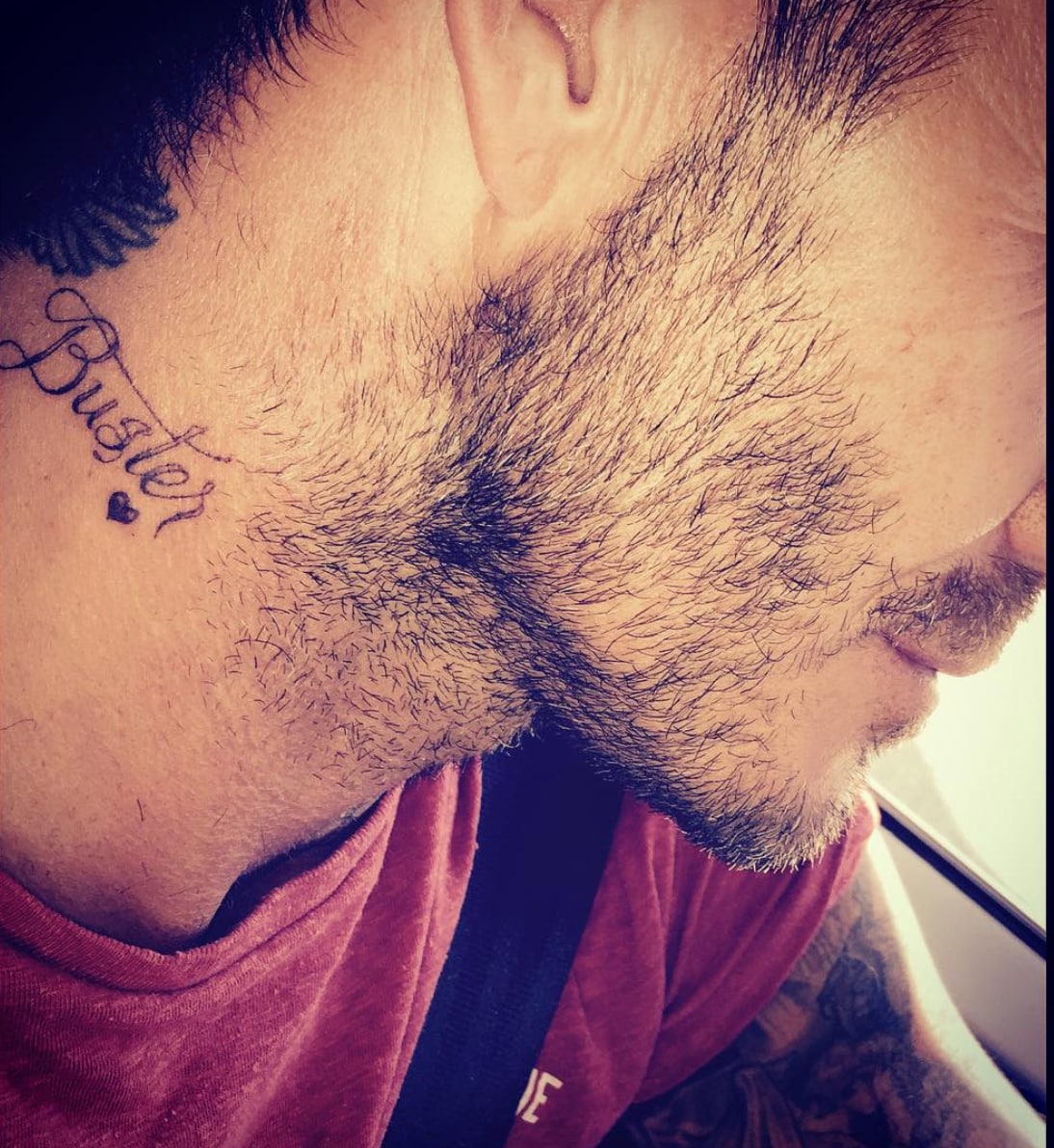 David's "Buster" tattoo dedicated to Brooklyn 