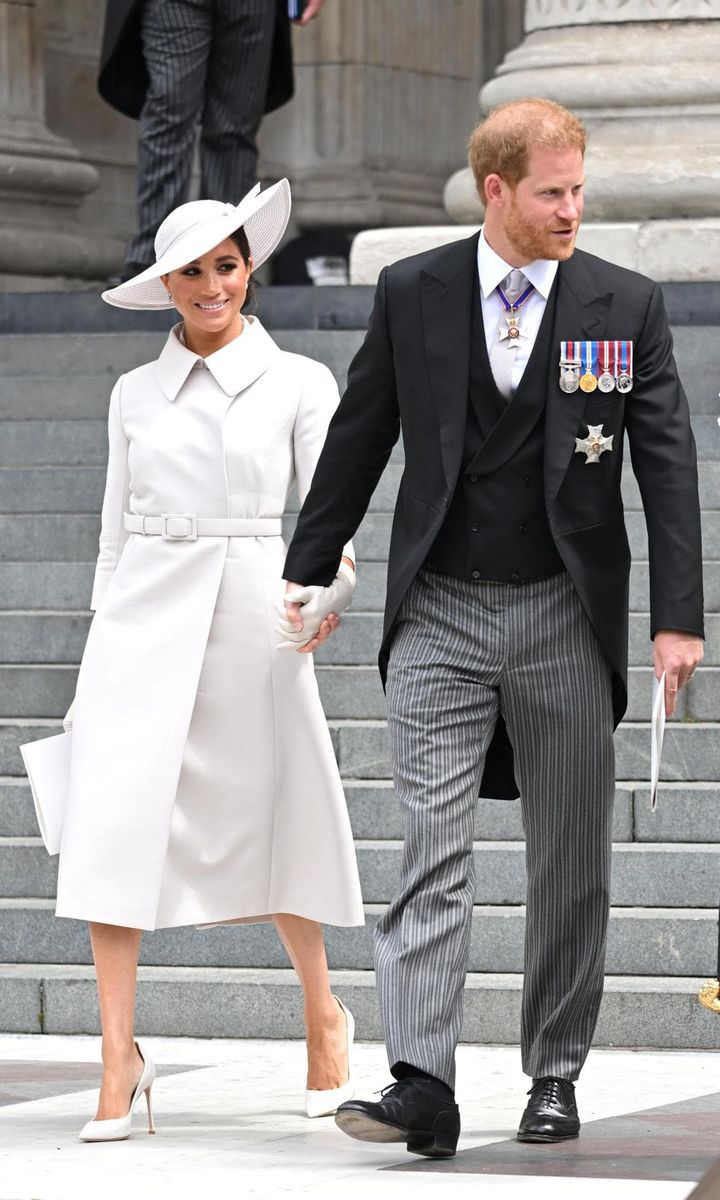 Meghan and Harry attended a Service of Thanksgiving on June 3