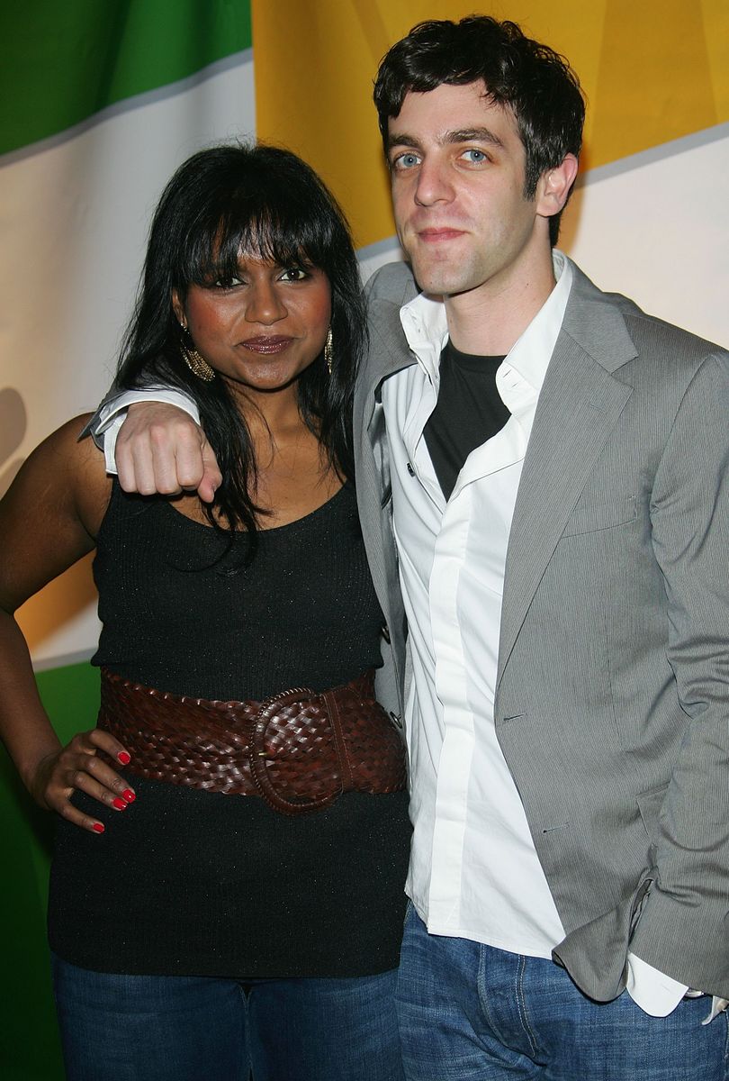 NEW YORK - MAY 15:  Actors Mindy Kaling and B.J. Novak attend the NBC Primetime Preview 2006-2007 at Radio City Music Hall on May 15, 2005 in New York City.  (Photo by Evan Agostini/Getty Images) 