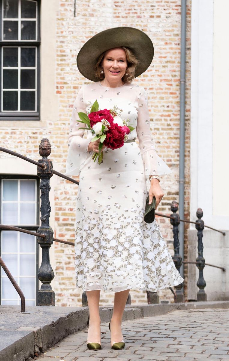Queen Mathilde is known for her polished and elegant approach to royal style.