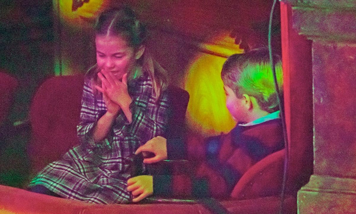 Charlotte and George's sweet sibling bond was on full display as they chatted in the Royal Box.