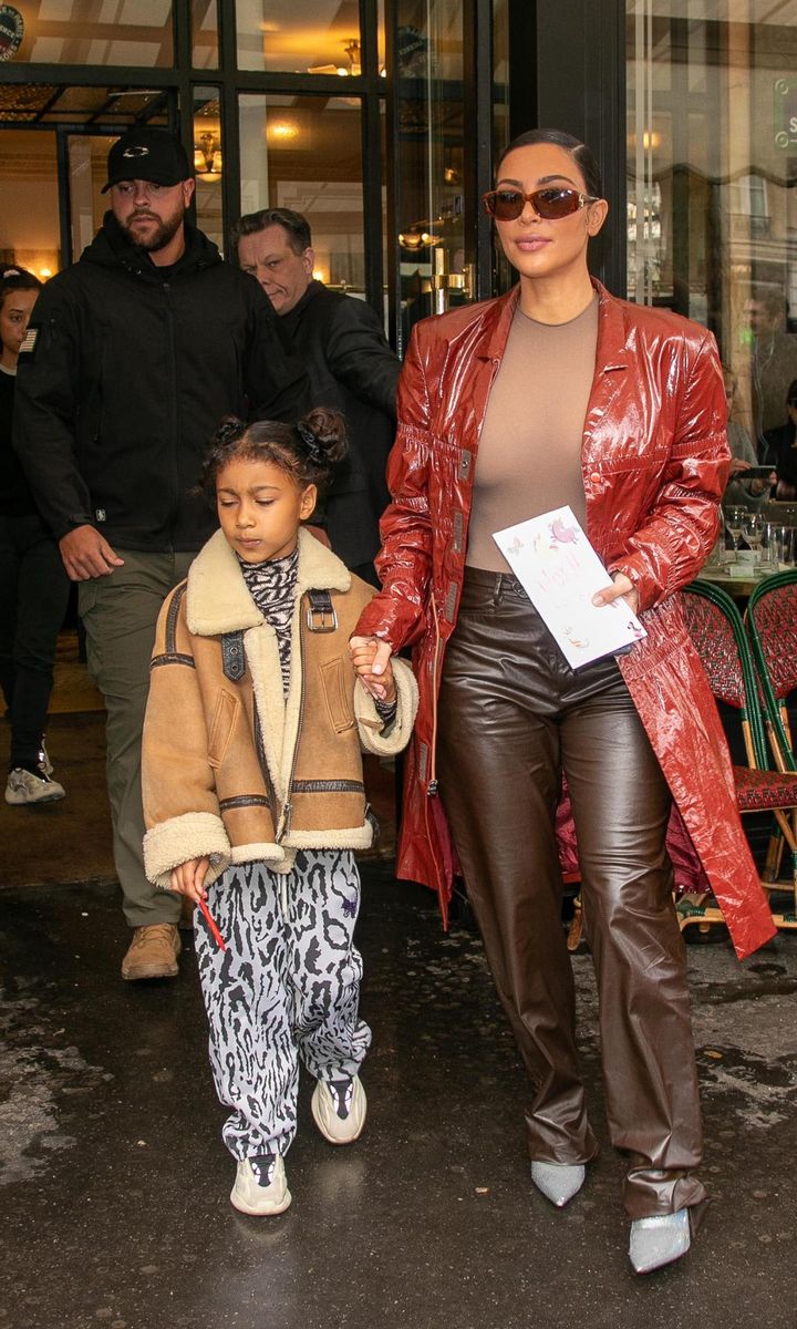 Kim Kardashian and North West