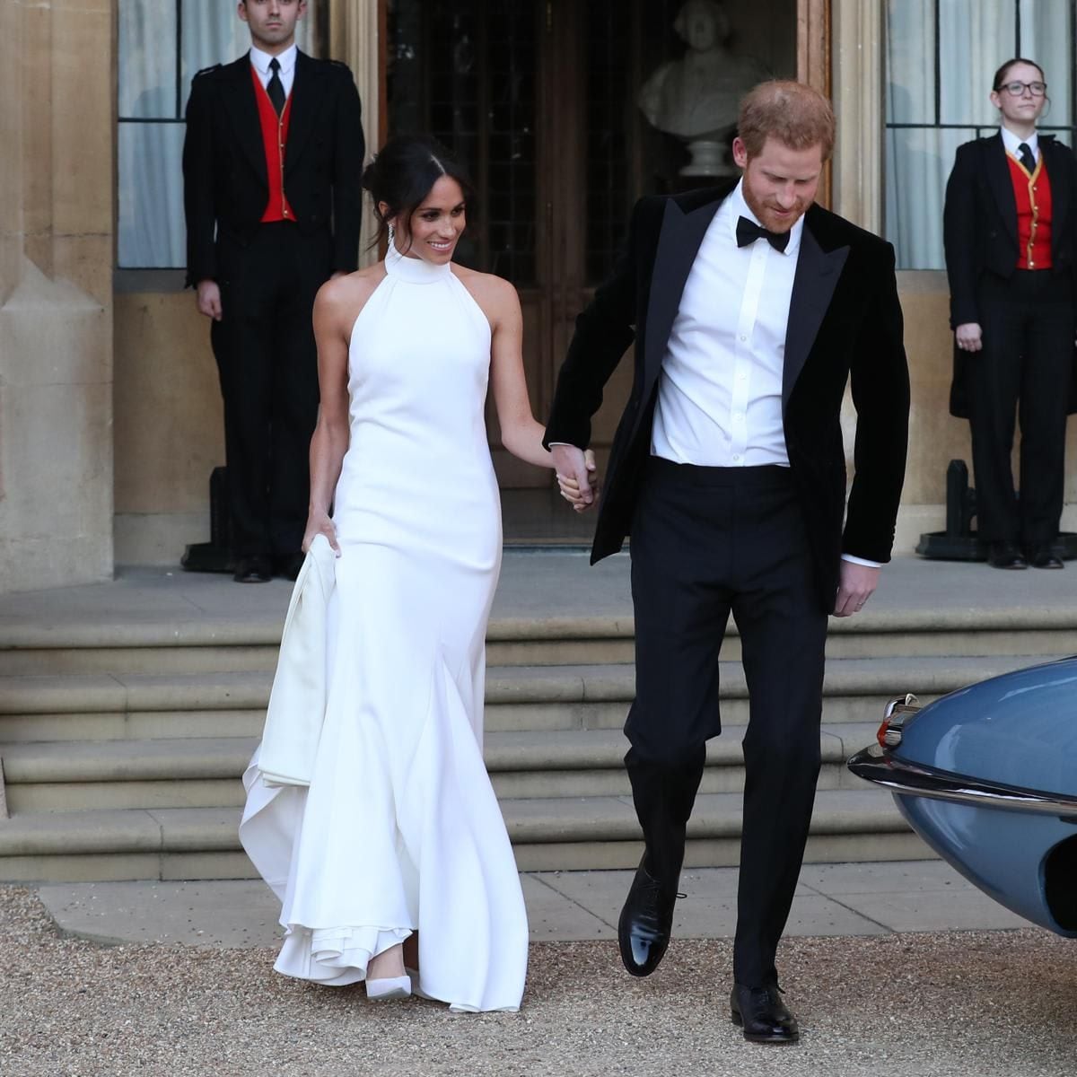 The couple's evening reception was held at Frogmore House