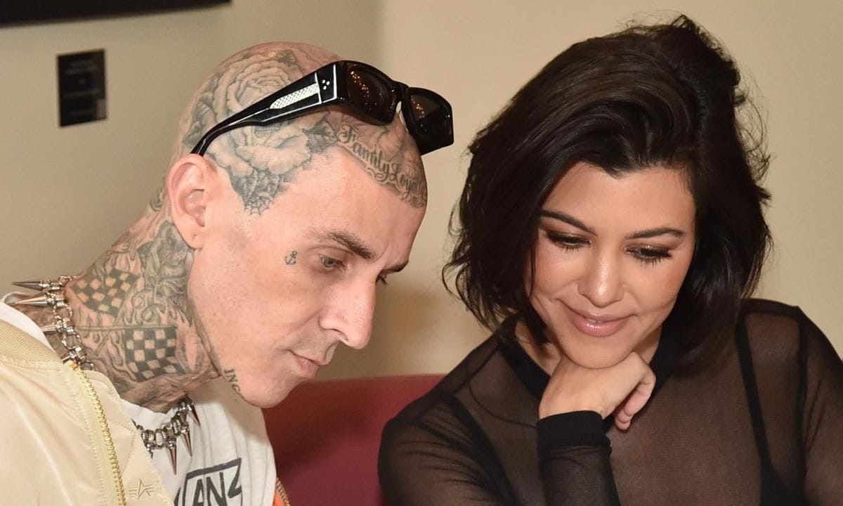 Travis Barker and Kourtney Kardashian