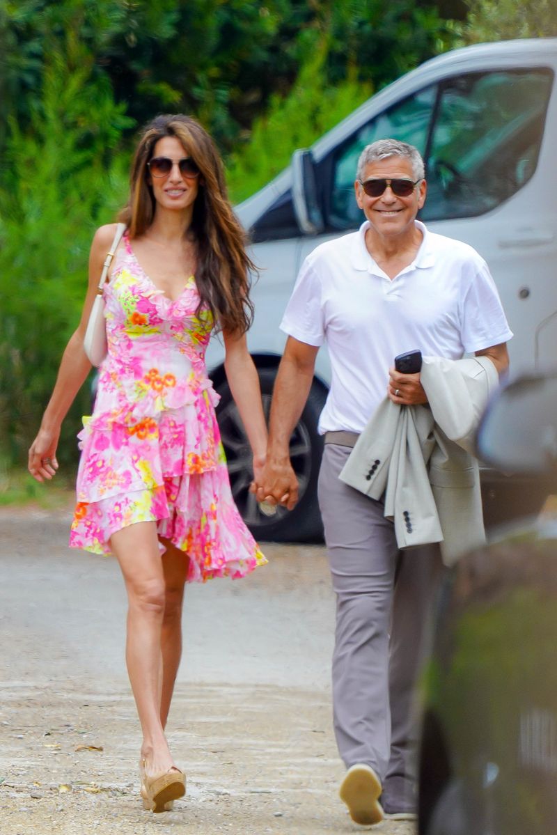 Amal and George Clooney