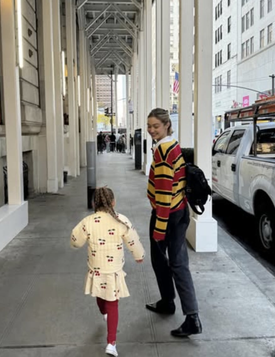 Gigi Hadid shares rare photos of her 4-year-old daughter’s stylish outfits