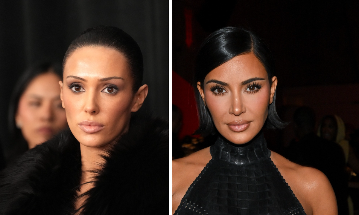 Bianca Censori and Kim Kardashian