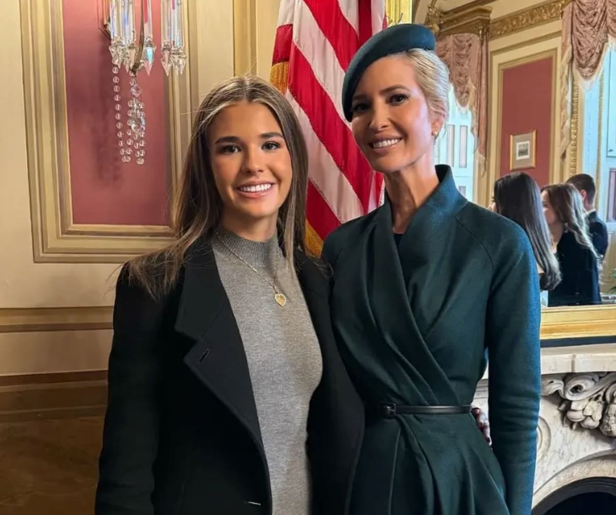 Ivanka and Kai Trump