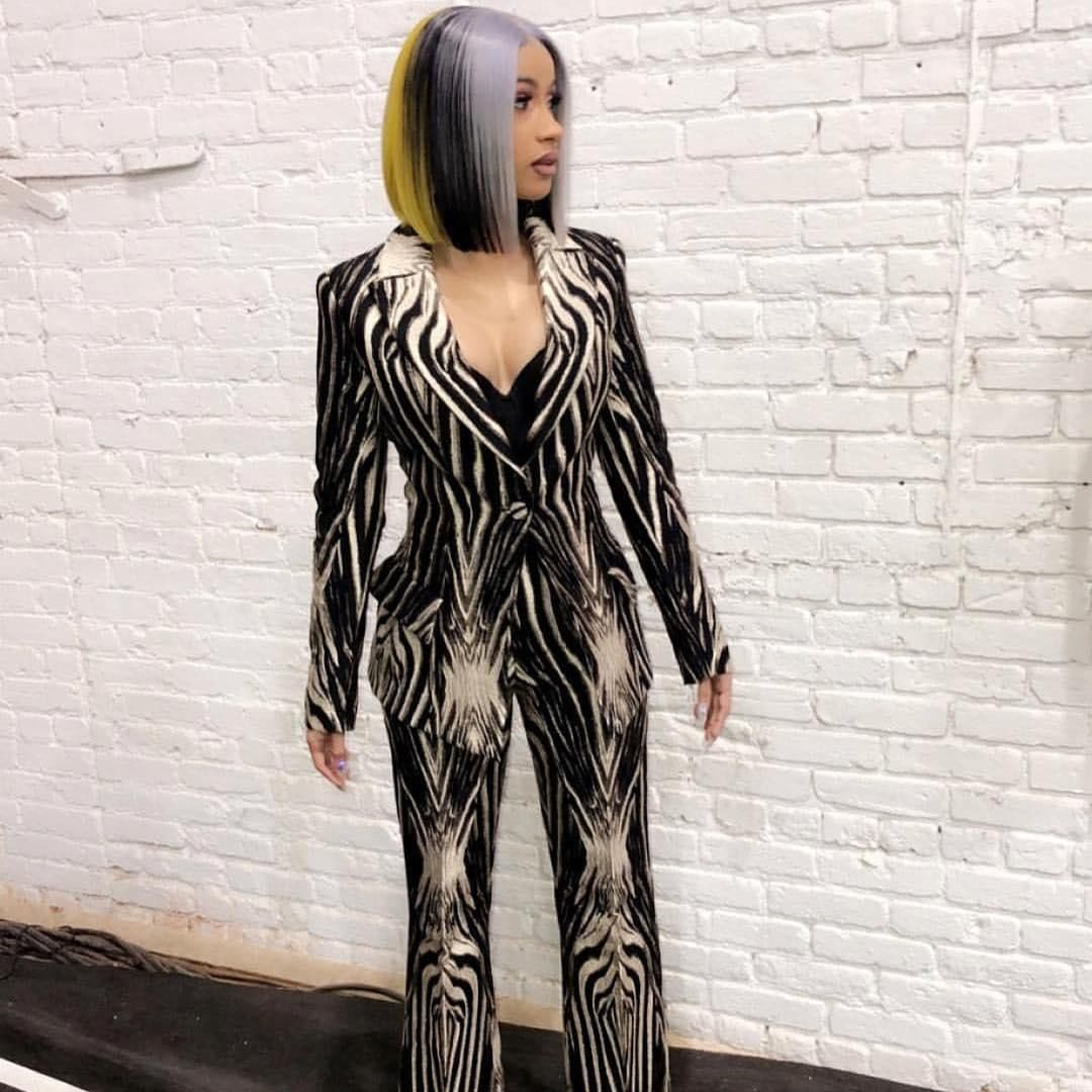 Cardi B hair