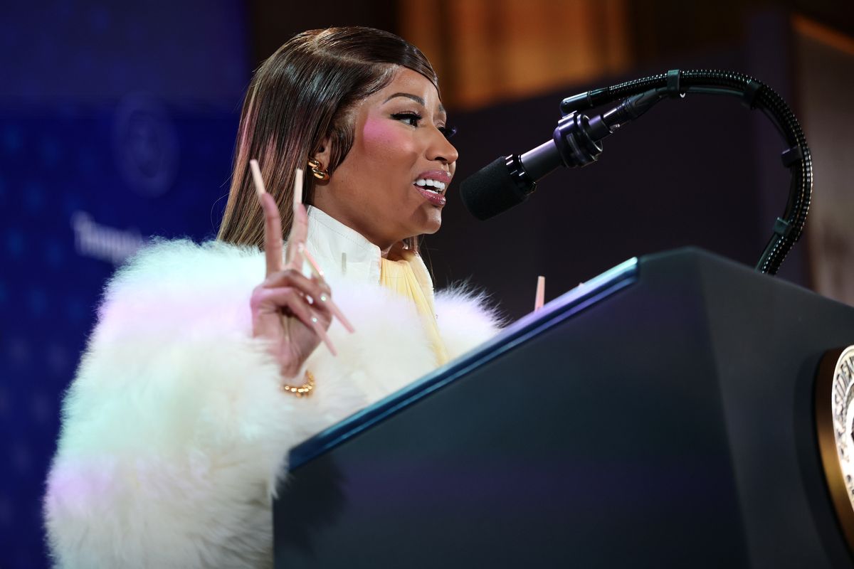 Minaj, who was born Onika Maraj, also said, “We’re not going to let them get away with bullying him and the smear campaigns."