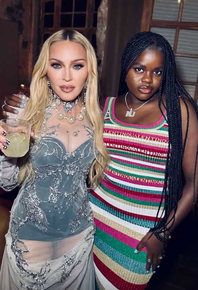 Homenaje de cumpleaños de Madonna a su hija Mercy James
