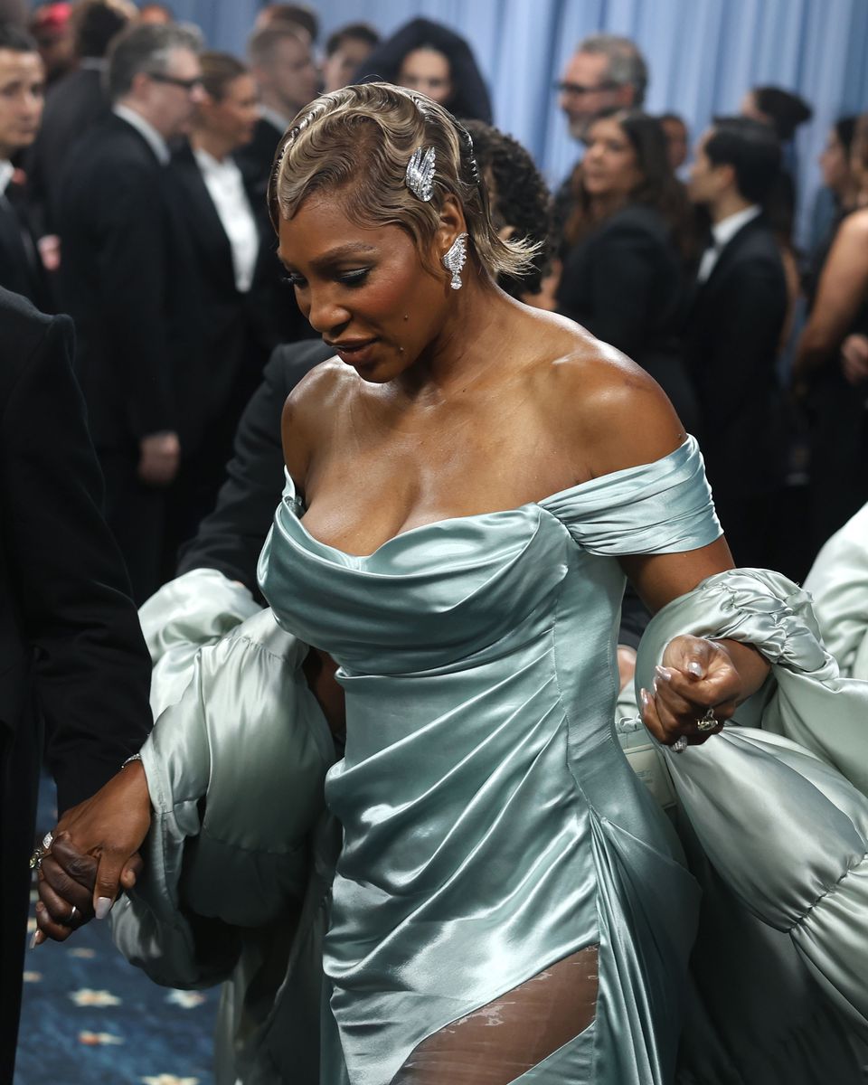 Serena Williams is seen at the 2025 Met Gala 