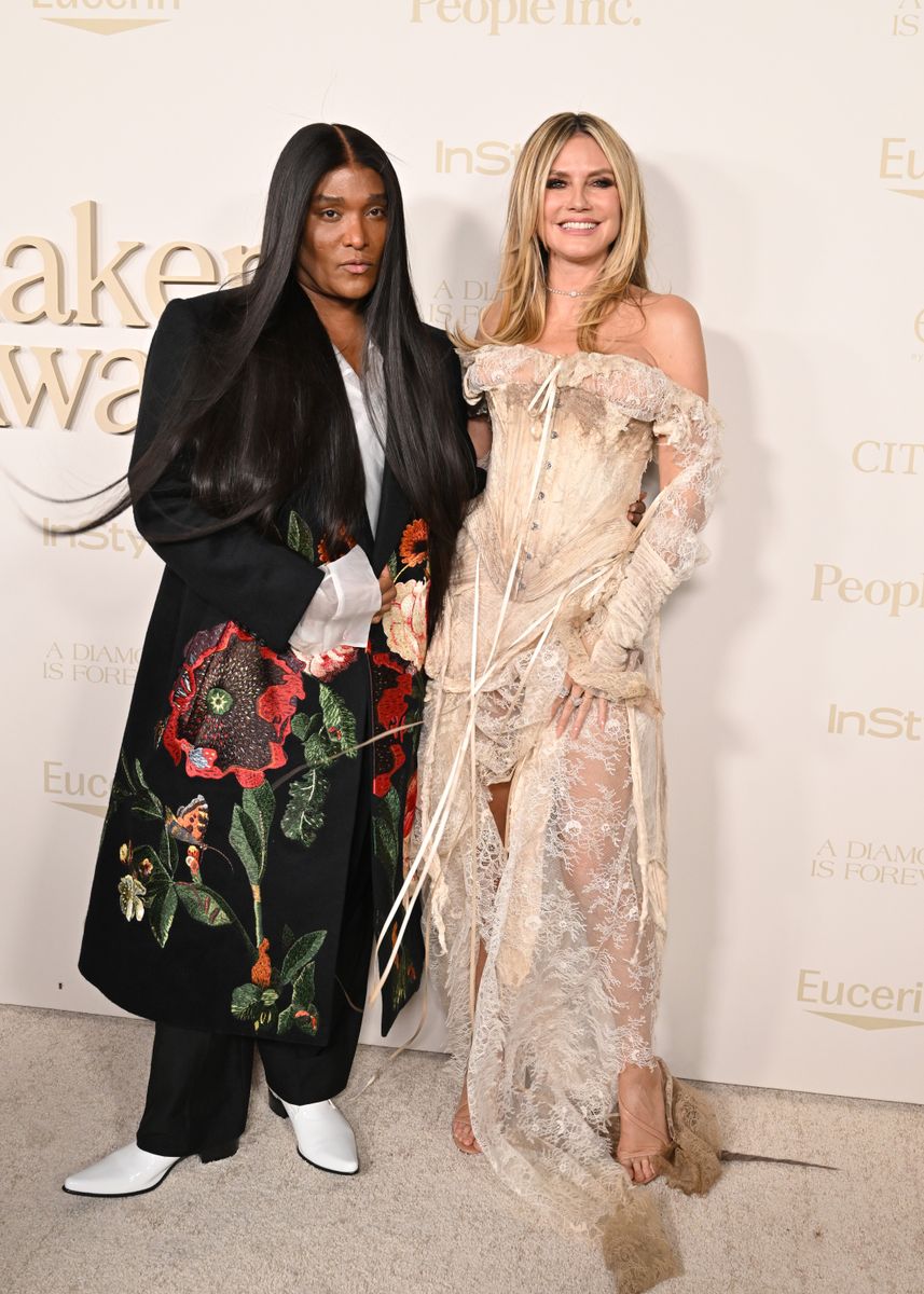 Heidi Klum presented Law Roach with the Visionary Imagemaker