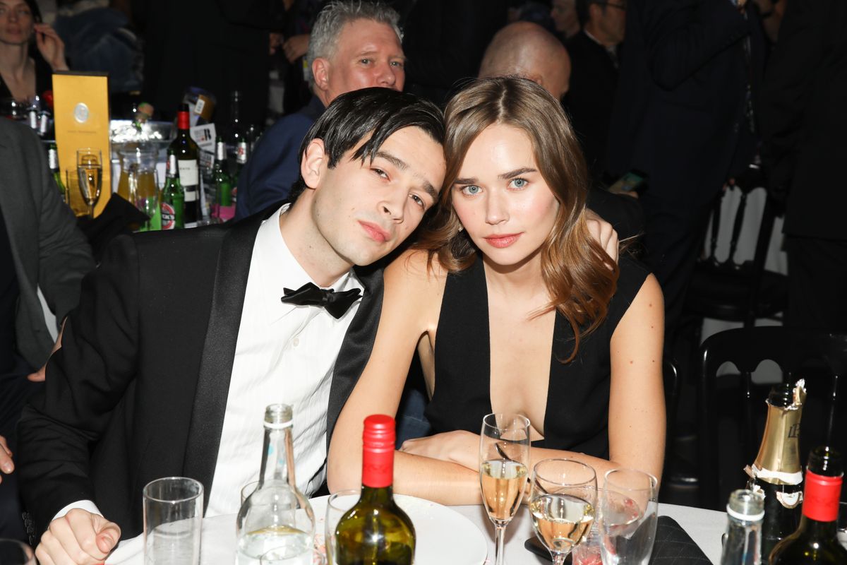 Matty Healy and Gabriella Brooks during The BRIT Awards 2019