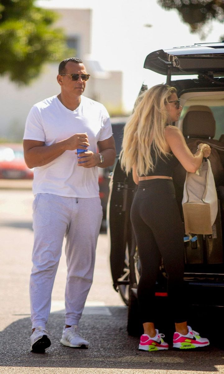 Alex Rodriguez and Melanie Collins