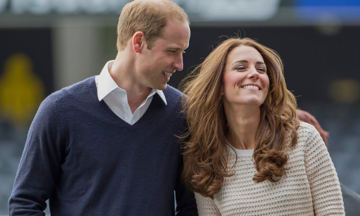Happy wife, happy life! The Duke smiled lovingly at the Duchess during their 2014 royal tour of New Zealand.