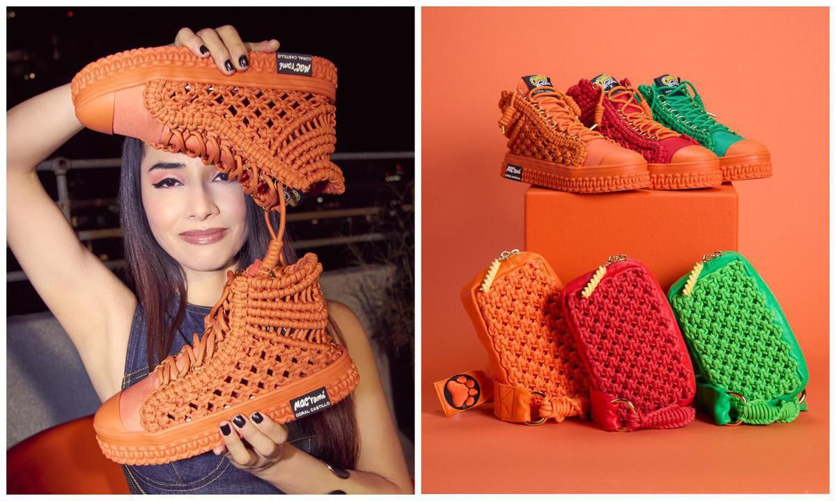 The Mexican designed the unique Cheetos Mac ‘n Cheese collection: The MAC Top Sneakers and The Fanny MAC