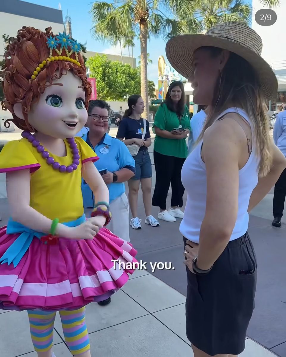 Jennifer told Fancy Nancy she was a huge fan