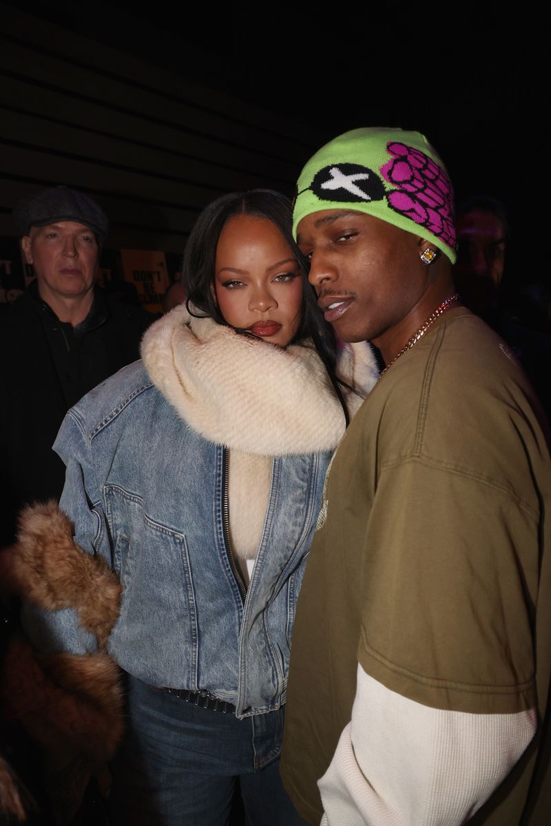 NUEVA YORK, NUEVA YORK - 18 DE ENERO: Rihanna y A$AP Rocky asisten a Amazon Music Presents A$AP Rocky Songline Live el 18 de enero de 2026 en la ciudad de Nueva York. (Foto de Johnny Núñez/WireImage)