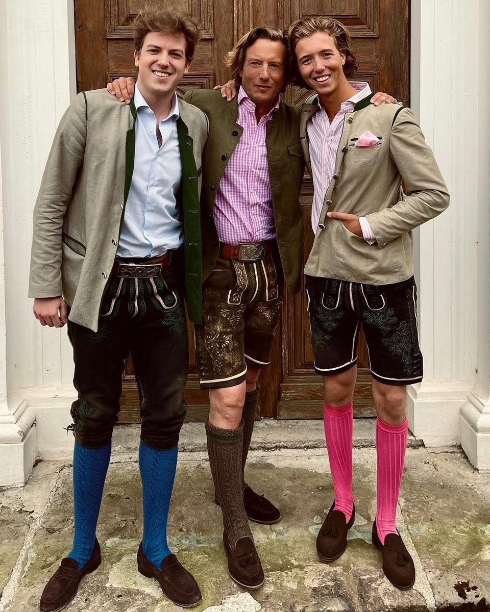 Prince Carl-Eugen often shares photos of his sons and family members