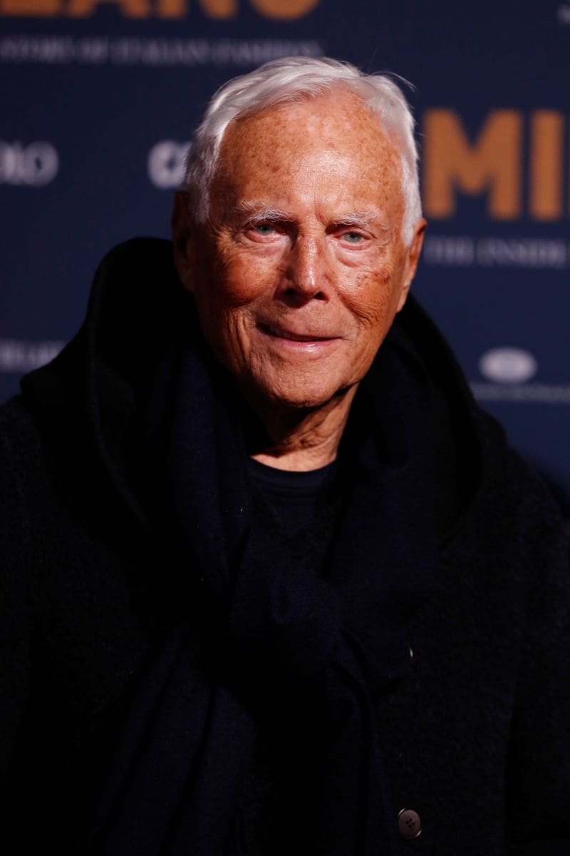 Giorgio Armani passed away at the age of 91 in Italy