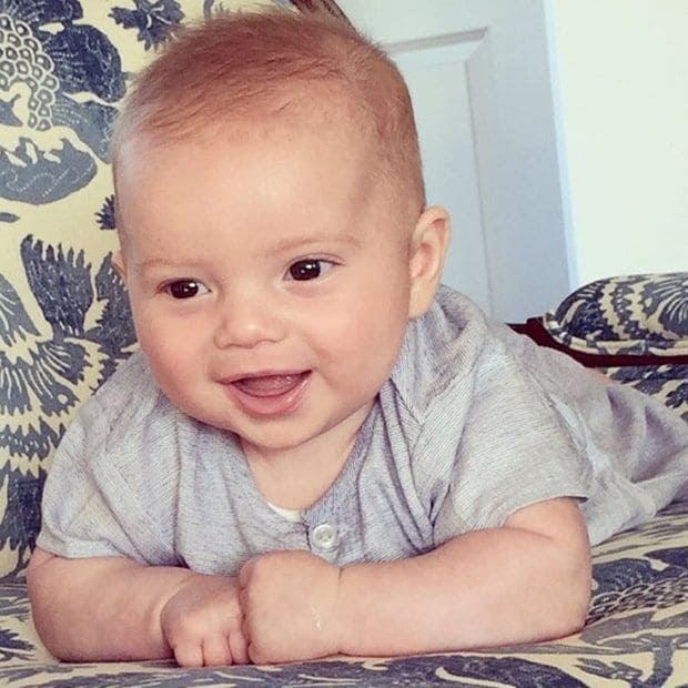 Ivanka shared an adorable photo of her baby boy, Theodore, before flying to Ohio for the RNC.
<br>
Photo: Instagram/@IvankaTrump