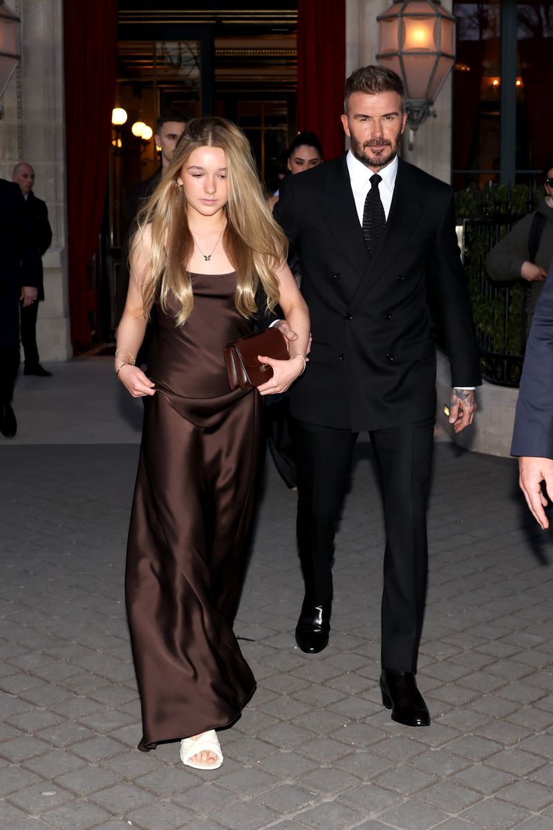 Harper Beckham s Gorgeous Blonde Hair Steals The Spotlight At Paris Harper Beckham s Gorgeous Blonde Hair Steals The Spotlight At Paris