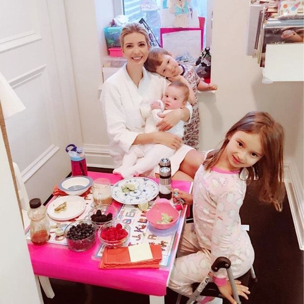 The mom-of-three is taking a leave of absence from her company.
Photo: Instagram/@ivankatrump