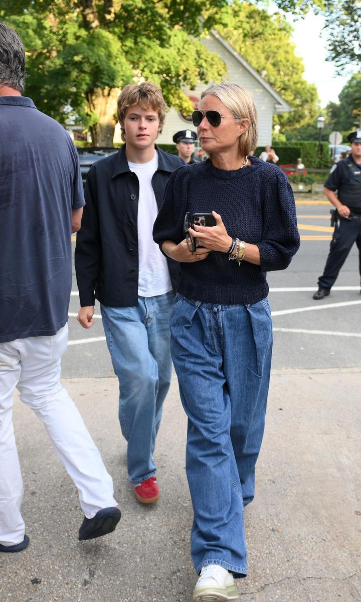 Gwyneth Paltrow and her son Moses