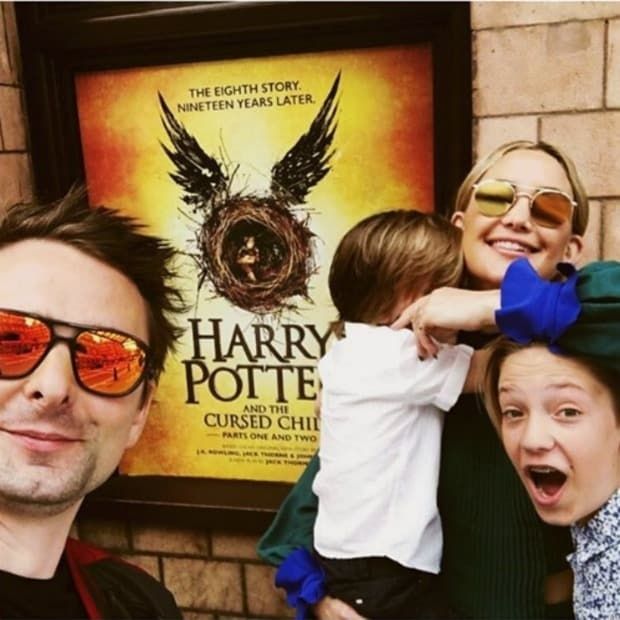 Kate says that both of her sons, Ryder, 12, and five-year-old Bing are into music, but it's her youngest who is quite the daredevil.
Photo: Instagram/@katehudson