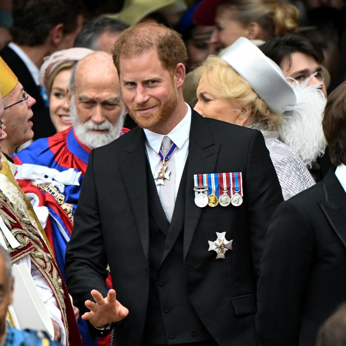 Prince Harry attended his father's coronation ceremony at Westminster Abbey on May 6, 2023