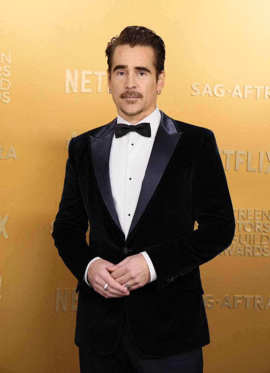 LOS ANGELES, CALIFORNIA - FEBRUARY 23: Colin Ferrell attends the 31st annual Screen Actors Guild Awards at Shrine Auditorium and Expo Hall on February 23, 2025 in Los Angeles, California. (Photo by Rodin Eckenroth/Getty Images)