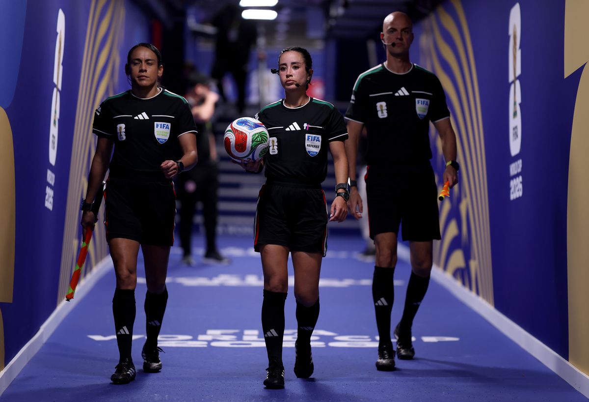 Mexican referee Katia Itzel García made history as the first Latin American woman to serve as the head referee for a men's FIFA World Cup match. 