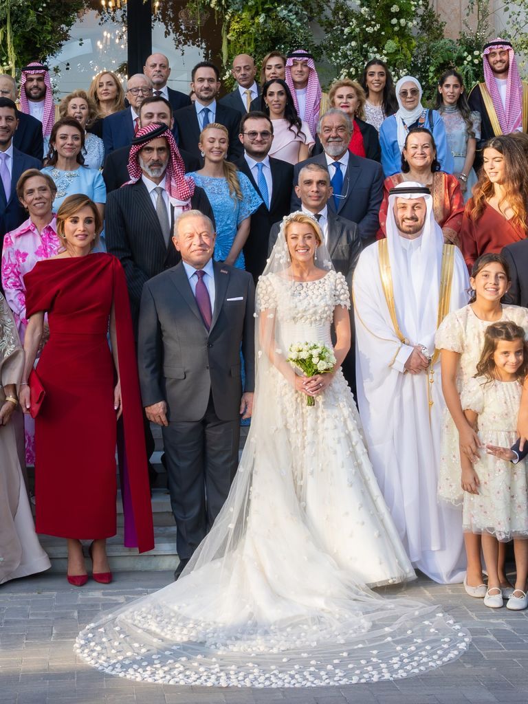 Princesses Muna and Alia join King Abdullah and Queen Rania at Jordan’s Royal wedding of the year