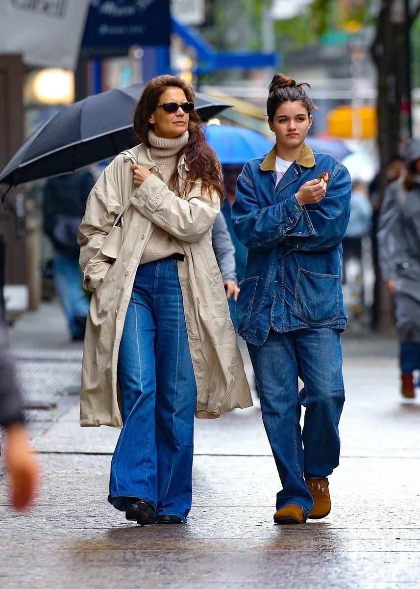 Katie Holmes and Suri Cruise in New York