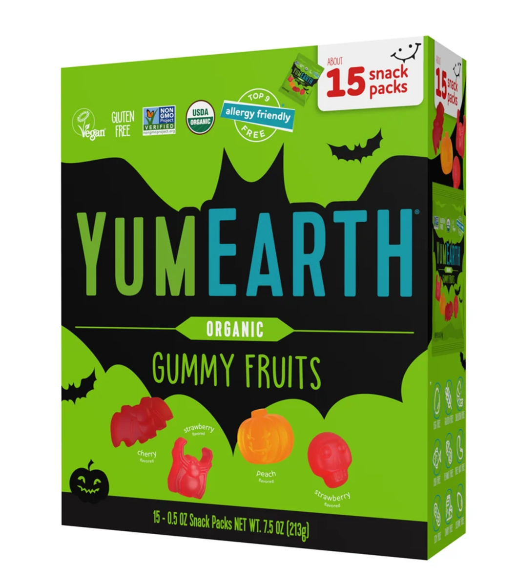 YumEarth Halloween Organic Gummy Fruits: A Better-Ingredient Gummy Candy