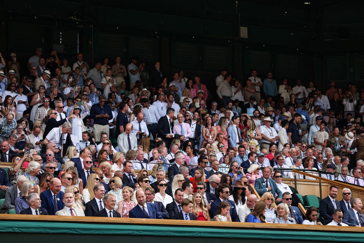 The Prince and Princess of Wales, Prince George and Princess Charlotte attended the 2025 gentlemen's singles final 