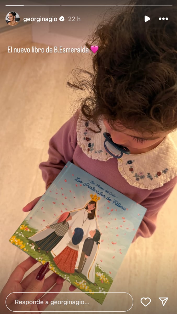 Georgina Rodríguez shares her faith with her youngest daughter, Bella Esmeralda