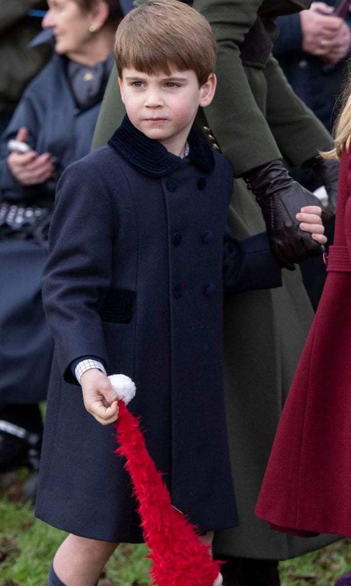 The young Prince held on to a toy