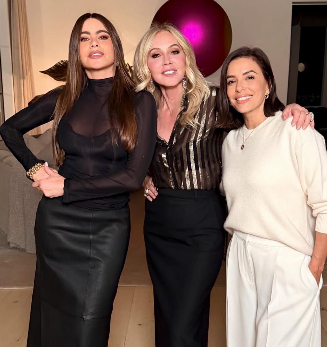 Eva Longoria, Sofia Vergara, and Ricky Martin recently gathered for a holiday dinner in Los Angeles, hosted by Anastasia Soare, the powerhouse CEO of Anastasia Beverly Hills.