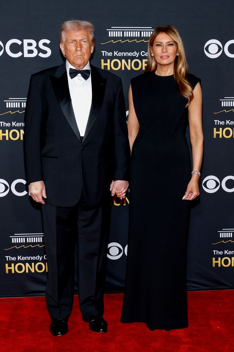 President Donald Trump and First Lady Melania Trump attend the 48th Kennedy Center Honors at The Kennedy Center 