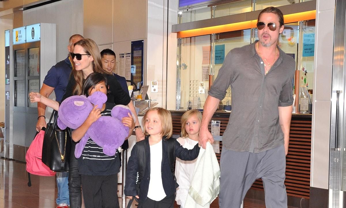 Angelina Jolie And Brad Pitt Arrive In Tokyo