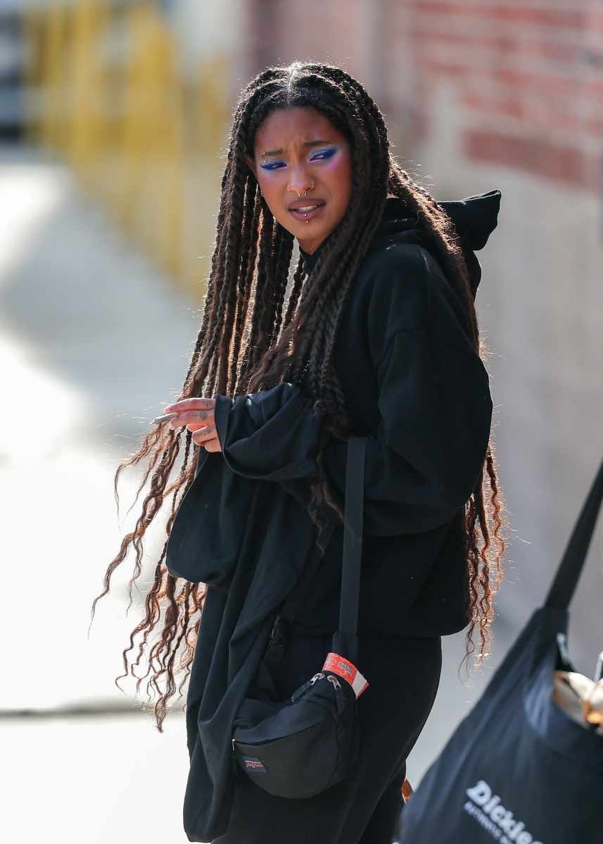 Willow Smith is seen at 'Jimmy Kimmel Live!' on July 15, 2026 in Los Angeles, California. 