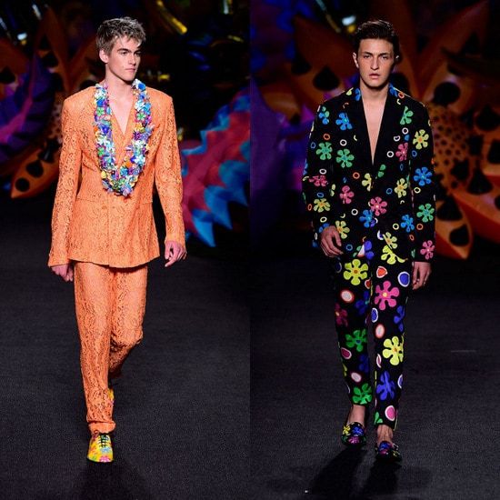 Presley and Anwar Hadid made their runway debuts in the resort show.
<br>
Photos: Frazer Harrison/Getty Images for MOSCHINO