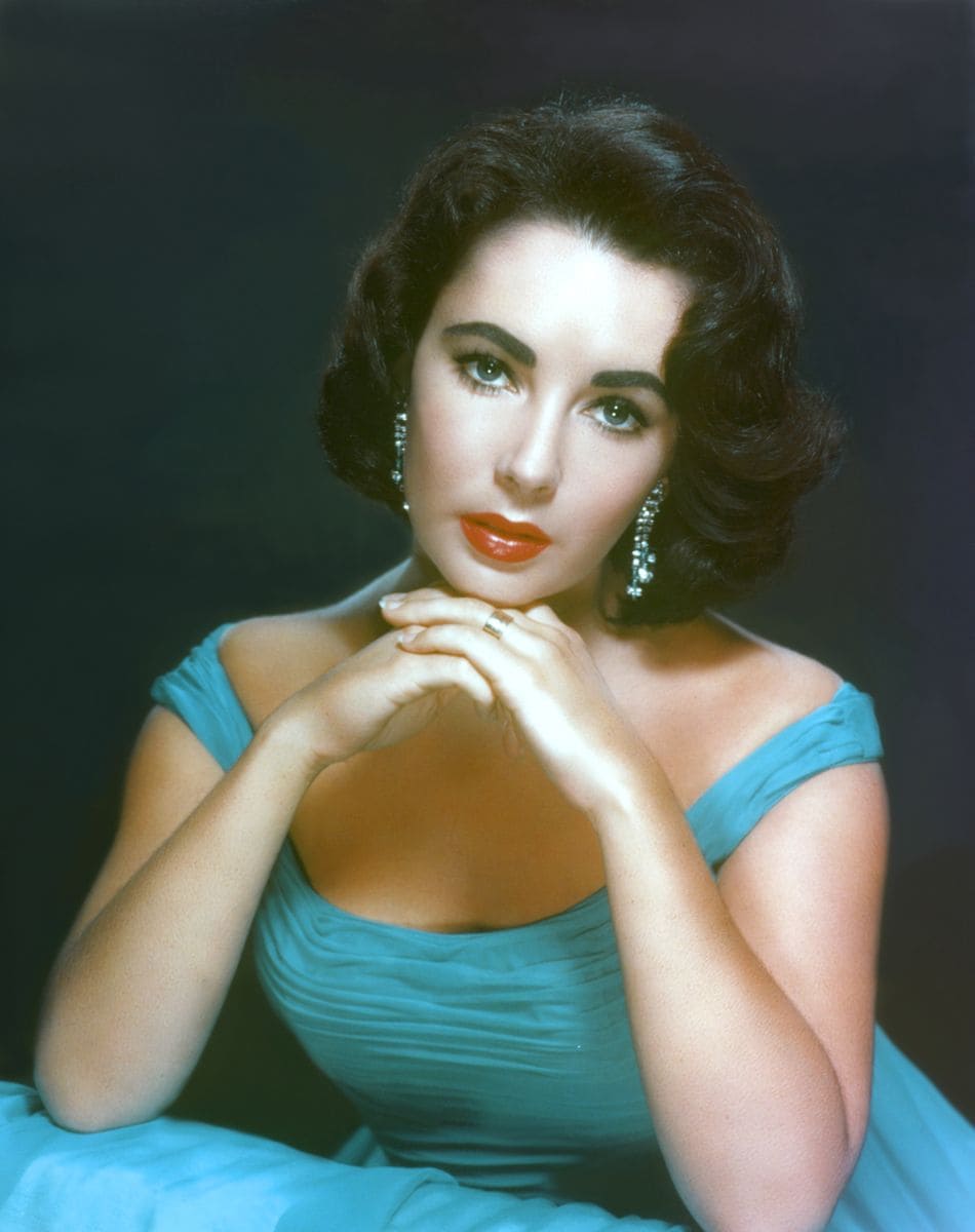 Elizabeth Taylor's iconic chandelier earrings. 