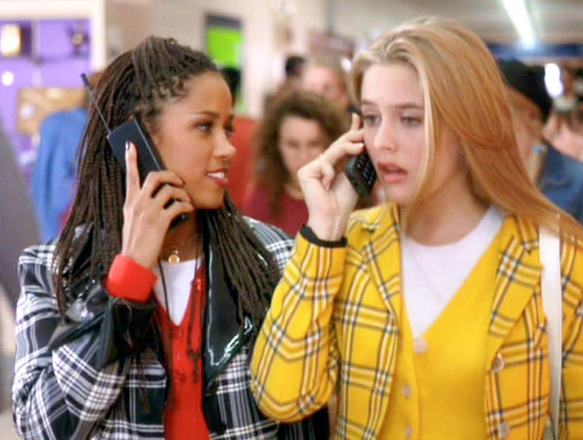 The movie "Clueless", written and directed by Amy Heckerling. Seen here from left, Stacey Dash (as Dionne Davenport), and Alicia Silverstone (as Cher Horowitz).  