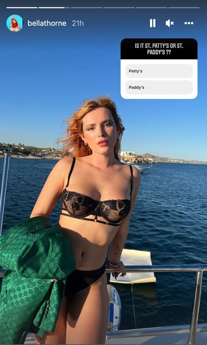 Bella Thorne via Instagram