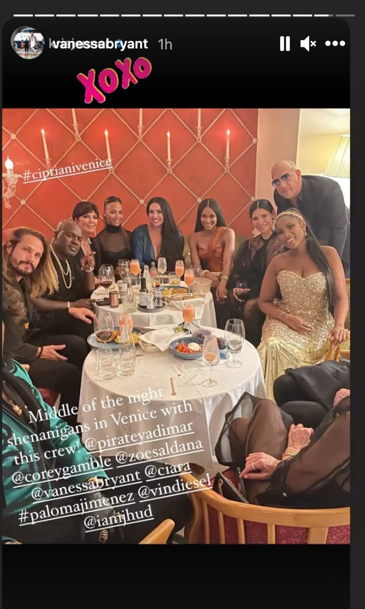 Vanessa Bryant and friends